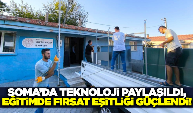 Soma'da okullar arası dayanışma!