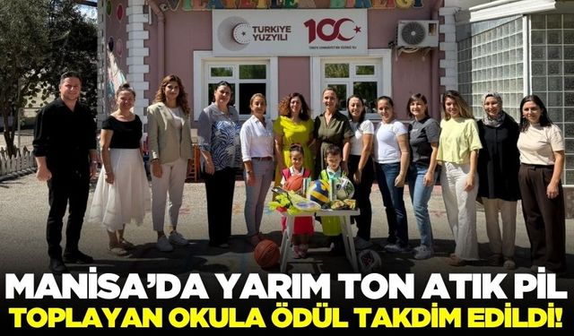 Manisa'da ‘Okullararası Ödüllü Atık Pil Toplama Kampanyası’
