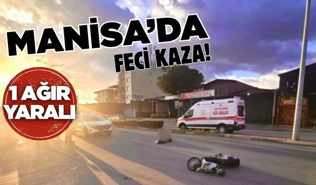 Alaşehir’de Feci Kaza: 1 Ağır Yaralı