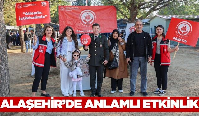 Alaşehir'de yemin töreninde anlamlı etkinlik