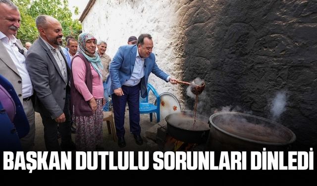 Başkan Dutlulu: Yuntdağı’na hak ettiği hizmetleri ulaştıracağız