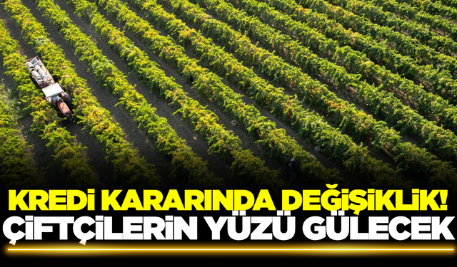 Bu sefer çiftçileri sevindirecek haber geldi!