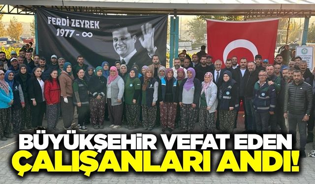 Büyükşehir'den vefat eden çalışanlar için lokma hayrı