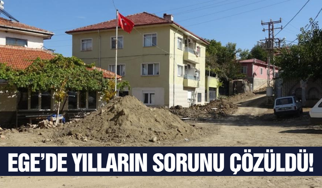 Kütahya'da yılların sorunu çözüme kavuştu