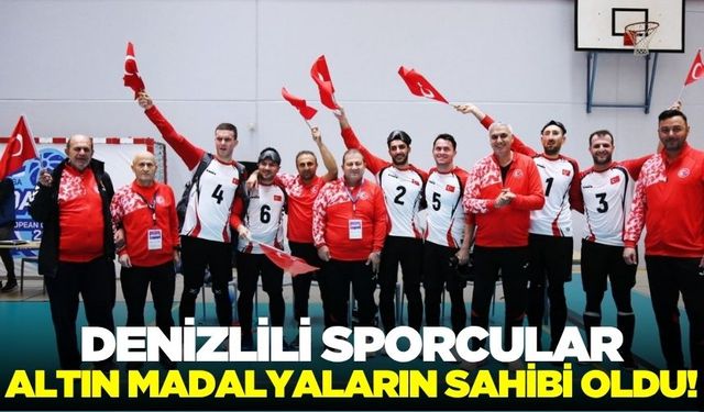 Goalball Milli Takımının altın hikayesinde Denizli'nin gururu!