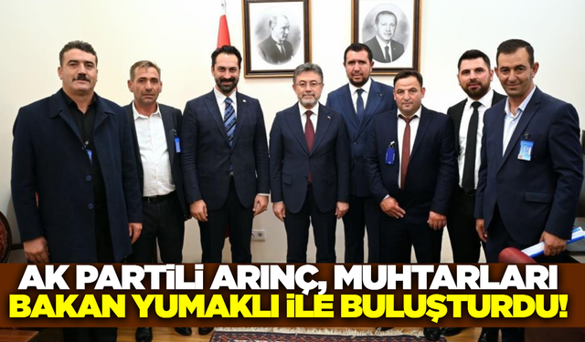 Gölmarmara Muhtarları Bakan Yumaklı İle Buluştu