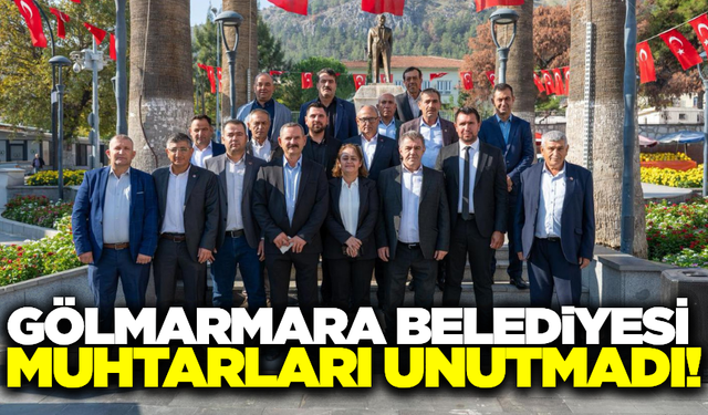 Gölmarmara'da 19 Ekim Muhtarlar Günü Coşkuyla Kutlandı