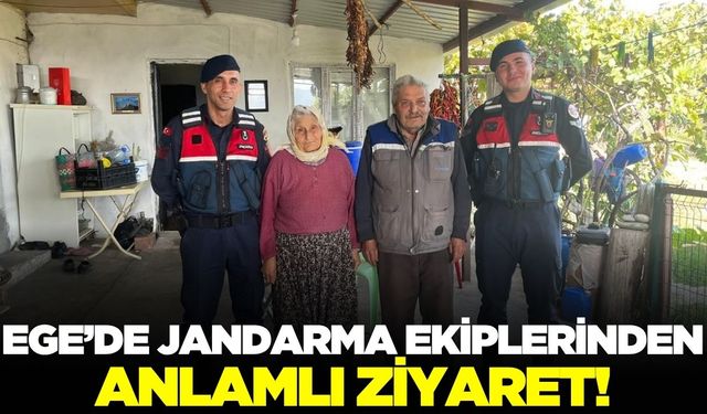 Ege'de jandarmadan ‘vefa’ örneği