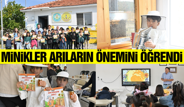 Manisalı öğrenciler, arıların dünyasını öğrendi