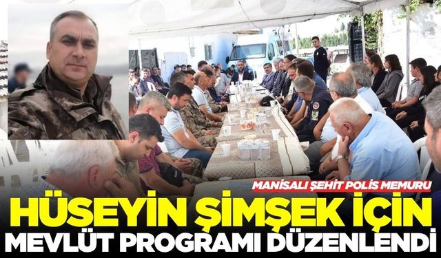 Alaşehirli Şehit için Mevlit programı düzenlendi!
