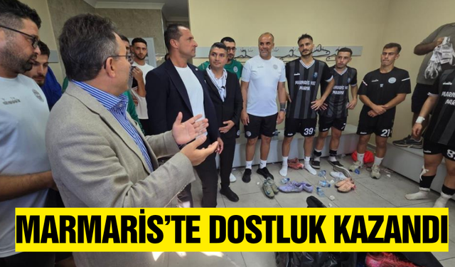 Marmaris'te kazanan dostluk oldu