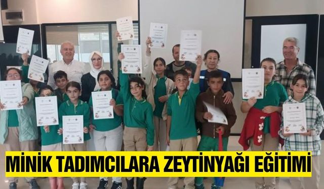 Muğla'da çocuklara zeytin bilinci aşılanıyor!
