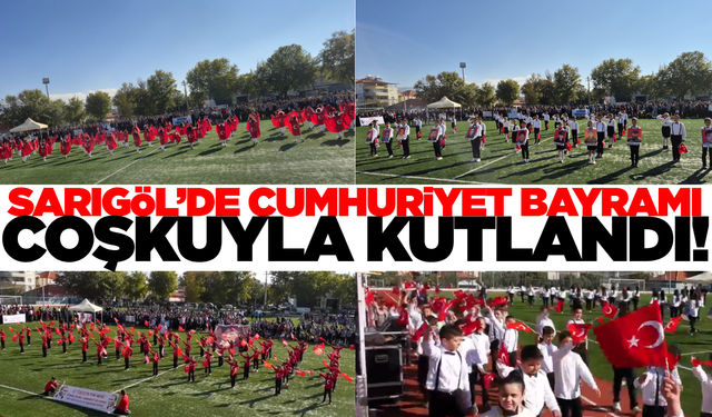 Sarıgöl'de Cumhuriyetin 102. yılı coşkuyla kutlandı!