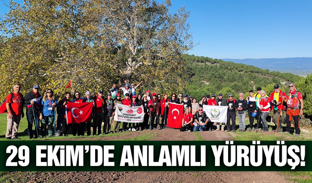 Saruhanlı'da Cumhuriyet Coşkusu Doğada Yaşandı!