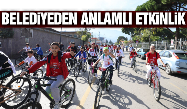 Şehzadeler'de Cumhuriyet coşkusu bisiklet turuyla taçlandı!