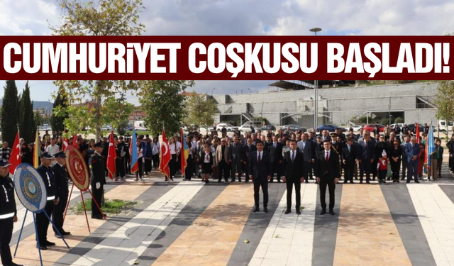 Selendi'de Cumhuriyetin 102. yıldönümü törenle kutlandı