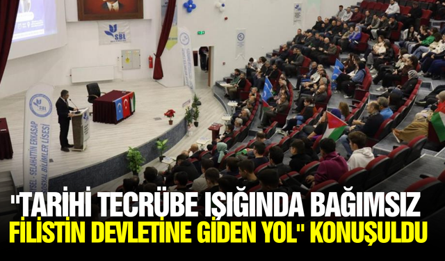 Kütahya'da "Bağımsız Filistin" konferansına yoğun ilgi!