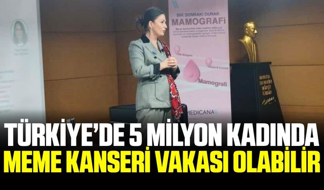 Türkiye’de 5 milyon kadın meme kanseri riskiyle karşı karşıya
