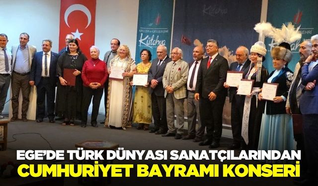 Ege'de Cumhuriyet Bayramı konseri!