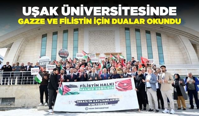 Ege'de Gazze ve Filistin için dualar okundu