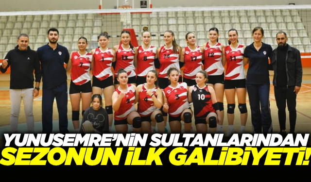 Yunusemre Belediyespor'dan tarihi galibiyet!