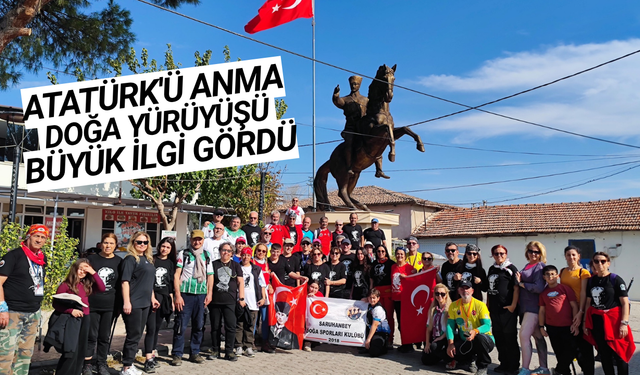 10 Kasım'da Saruhanlı'da anlamlı etkinlik!