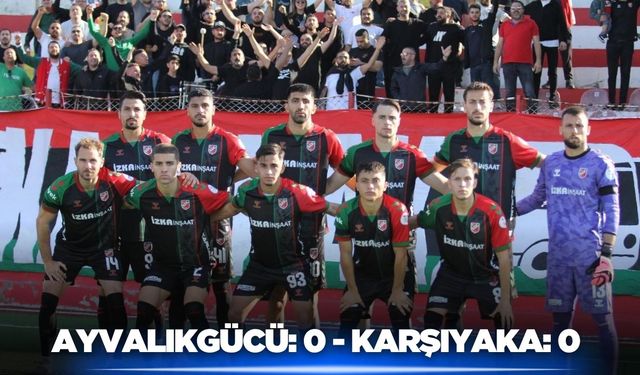 Ayvalıkgücü: 0 - Karşıyaka: 0