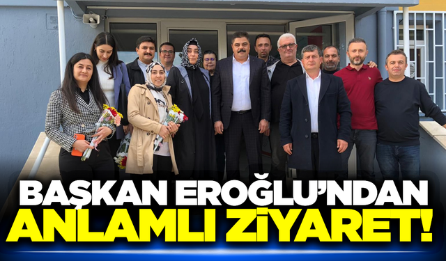 Başkan Eroğlu, öğretmenlerle bir araya geldi!