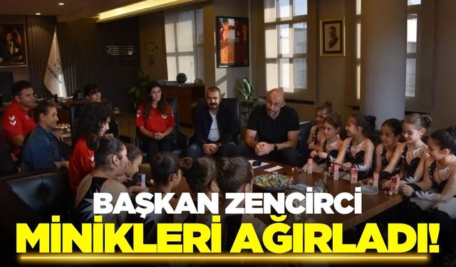 Başkan Zencirci, jimnastikcileri ağırladı