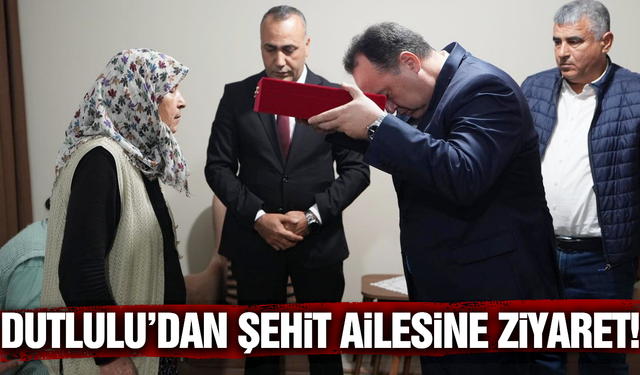 Besim Dutlulu'dan Şehit Polis Ali Barut'un ailesine ziyaret!