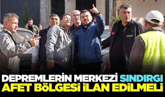 Depremin merkezi Sındırgı'da Belediye Başkanı Sak'tan önemli açıklamalar