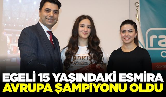 Henüz 15 yaşında Avrupa Şampiyonu oldu