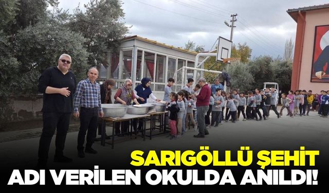 Sarıgöllü Şehit Esin Akay, adını taşıyan okulda anıldı