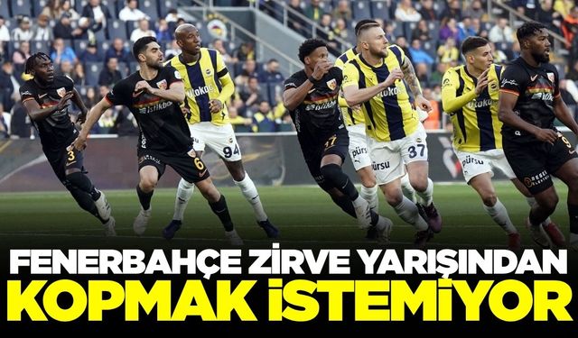 Fenerbahçe, evinde Kayserispor'u ağırlayacak...
