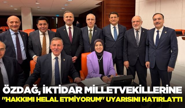 Özdağ, "Bir tek kanun dahi çıkarılamadı"