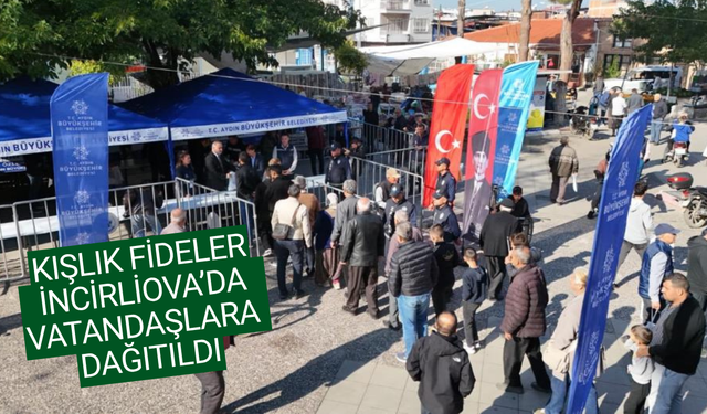 İncirliova halkına kışlık fideler dağıtıldı