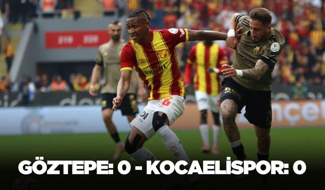 Göztepe, Kocaelispor'u konuk ediyor