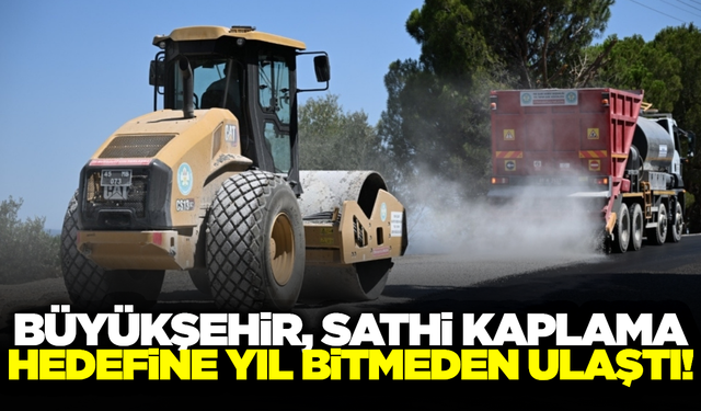 Manisa yolları yıl bitmeden yenilendi!