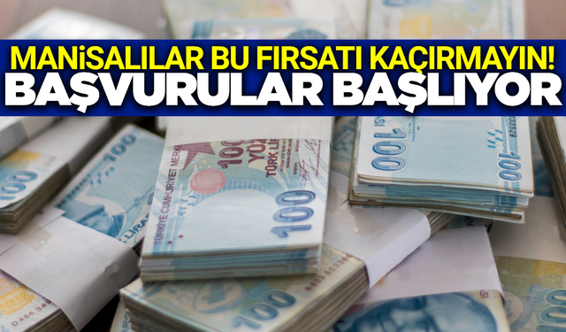 Manisalı işletmelere 'Nefes Kredisi': Başvurular başlıyor!