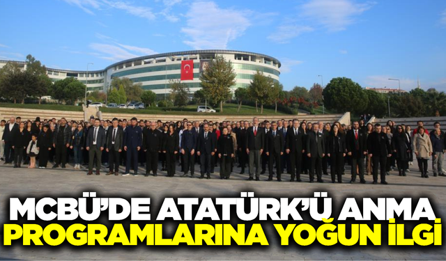 MCBÜ’de Atatürk’ü anma töreni düzenlendi