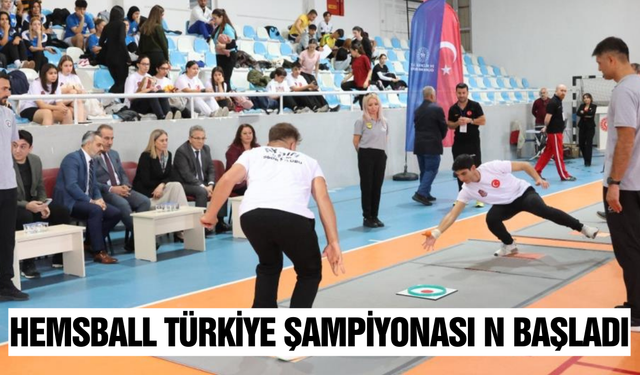 Nazilli’de Hemsball Türkiye Şampiyonası başladı
