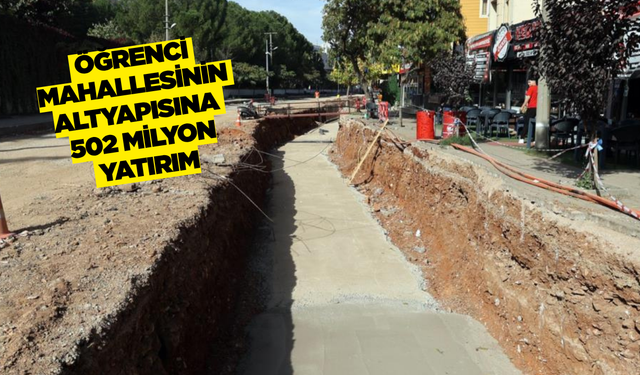 Büyükşehir'den 502 Milyon TL'lik Dev Yatırım