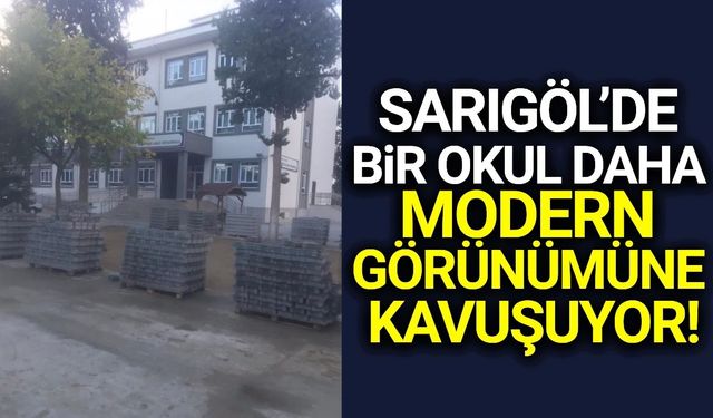 Sarıgöl'de modern eğitim alanları için çalışmalar hız kazandı!