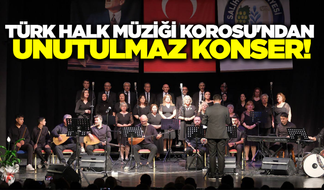 Salihli'de Türk Halk Müziği Korosu'na yoğun ilgi