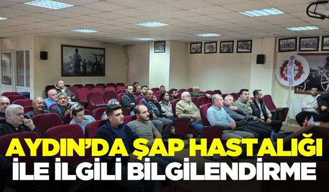 Söke'de şap hastalığı ile ilgili bilgilendirme