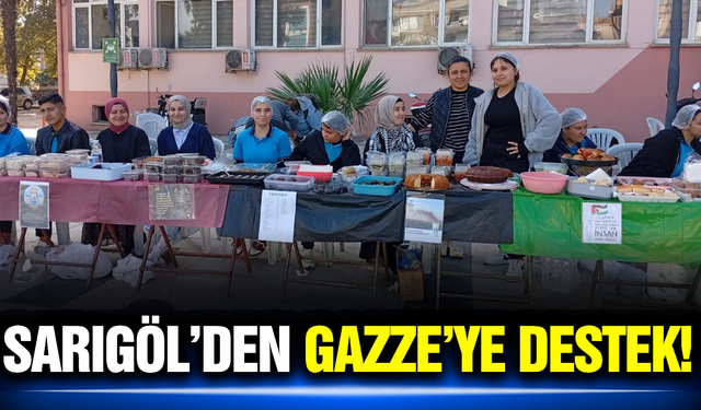 Sarıgöl'den Gazze için anlamlı kermes!