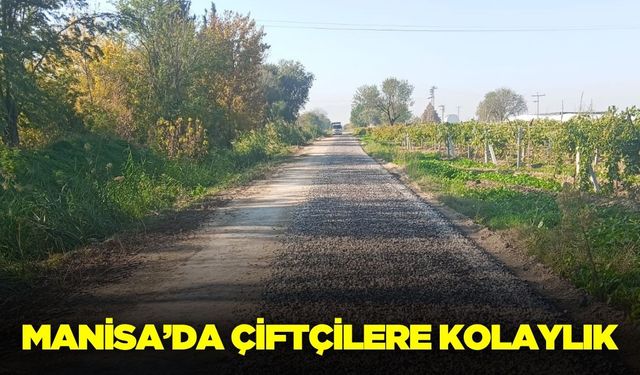 Saruhanlı Belediyesi’nden çiftçilere kolaylık
