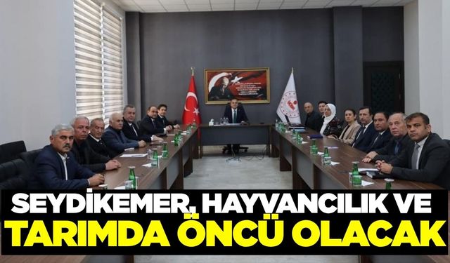 Seydikemer, hayvancılık ve tarım sanayisinde bölgenin lideri olacak