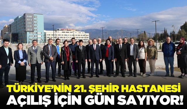 Aydın Şehir Hastanesi açılış için gün saymaya başladı