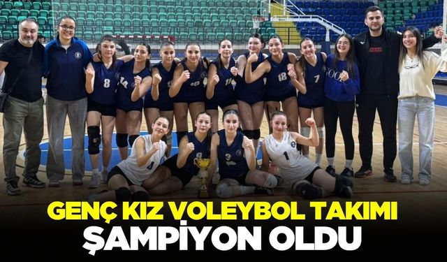 Kütahya Belediyespor Genç Kız Voleybol Takımı şampiyon oldu